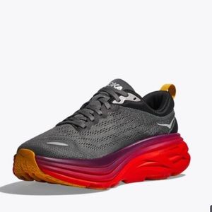 HOKA- BRAND NEW Bondi 8 Castlerock/Fiesta Exclusive Color- Size 9B